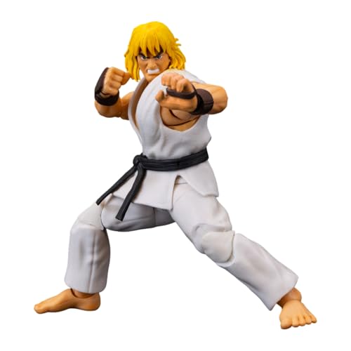 Ultra Street Fighter II: The Final Challengers Ken (White Outfit Exclusive Ver.) 1/12 Scale Action Figure - Jada