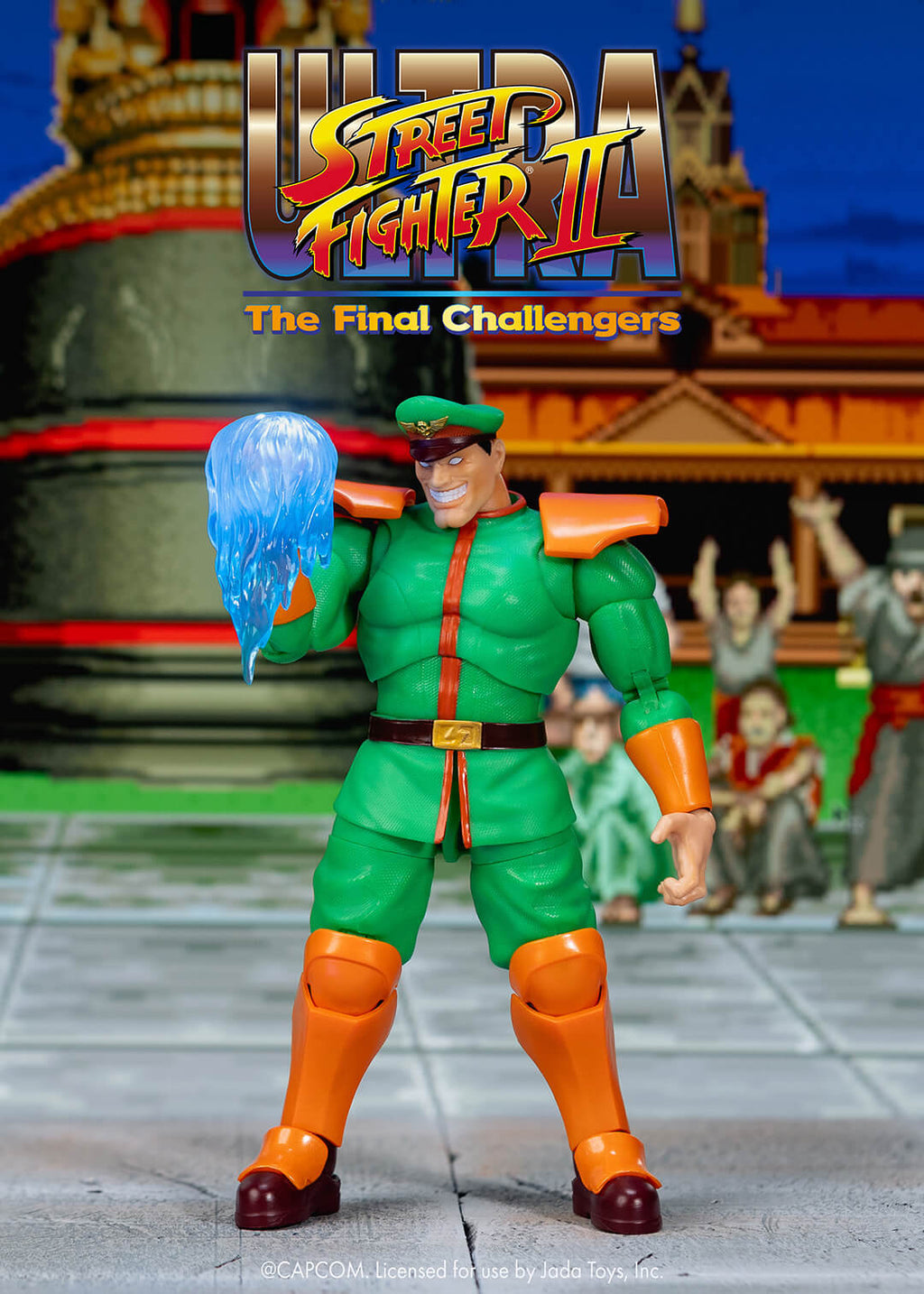 Ultra Street Fighter II: The Final Challengers - M. Bison (Player 2) Deluxe SDCC 2025 Exclusive 1/12th Scale Action Figure